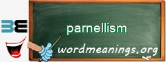 WordMeaning blackboard for parnellism